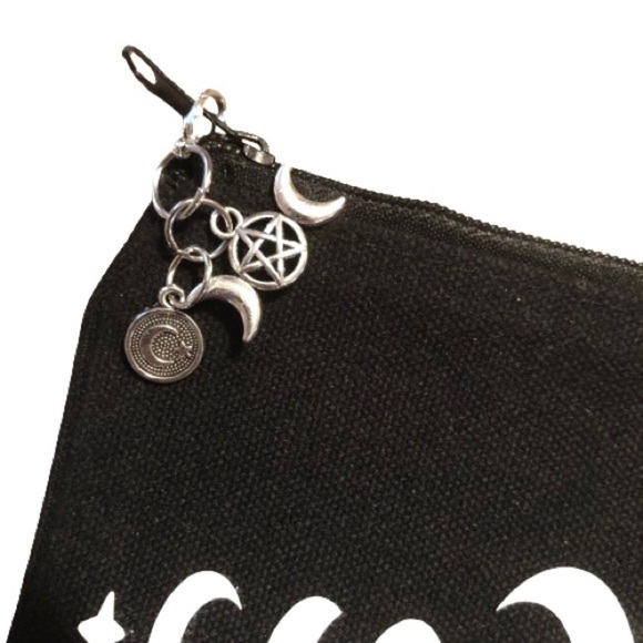 ❌SOLD❌Handmade witch  pencil case moon star (HTV) - Picture 2 of 2